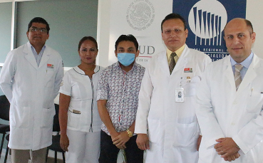 Paciente de Tixméhuac fue sometido a trasplante de riñón poco común